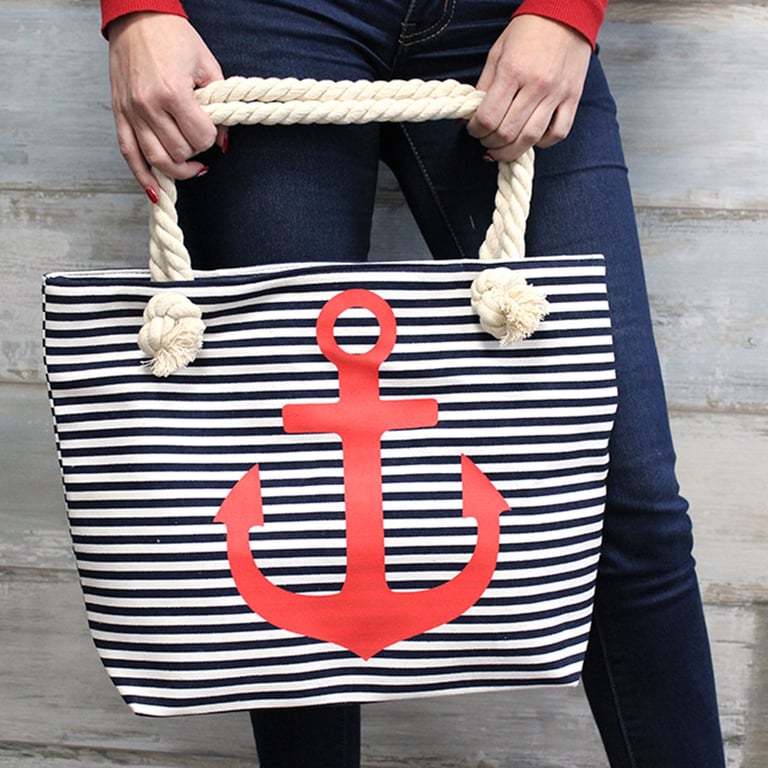 Eco-Friendly Rope Handle Tropical Toucan Beach Tote Bag