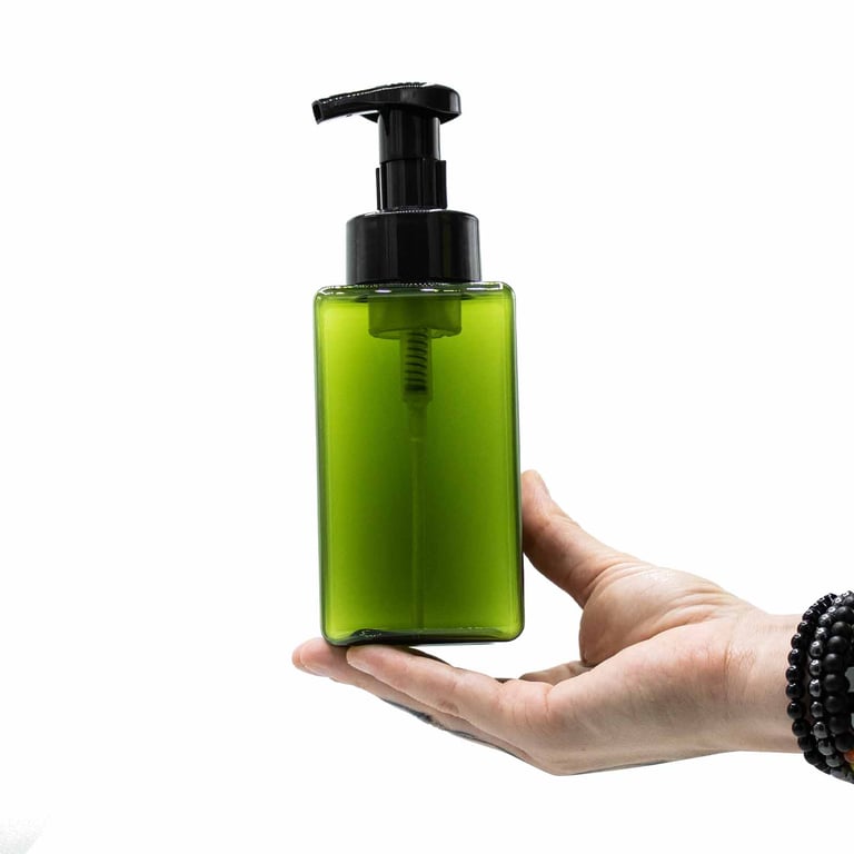 Reusable 450ml Foam Dispenser Bottle - Eco-Friendly Home Cleaning Spray Bottle