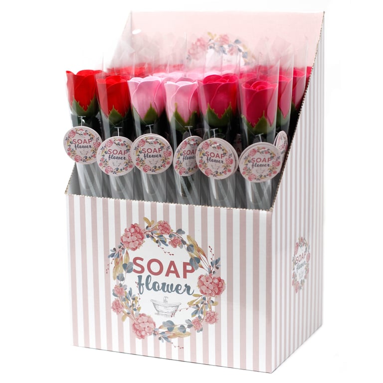 Small Rose Natural Flower Soap - Home Fragrance Beauty Bar