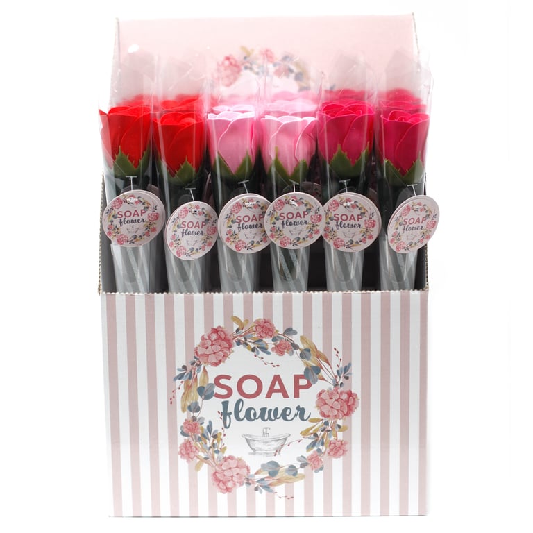 Small Rose Natural Flower Soap - Home Fragrance Beauty Bar