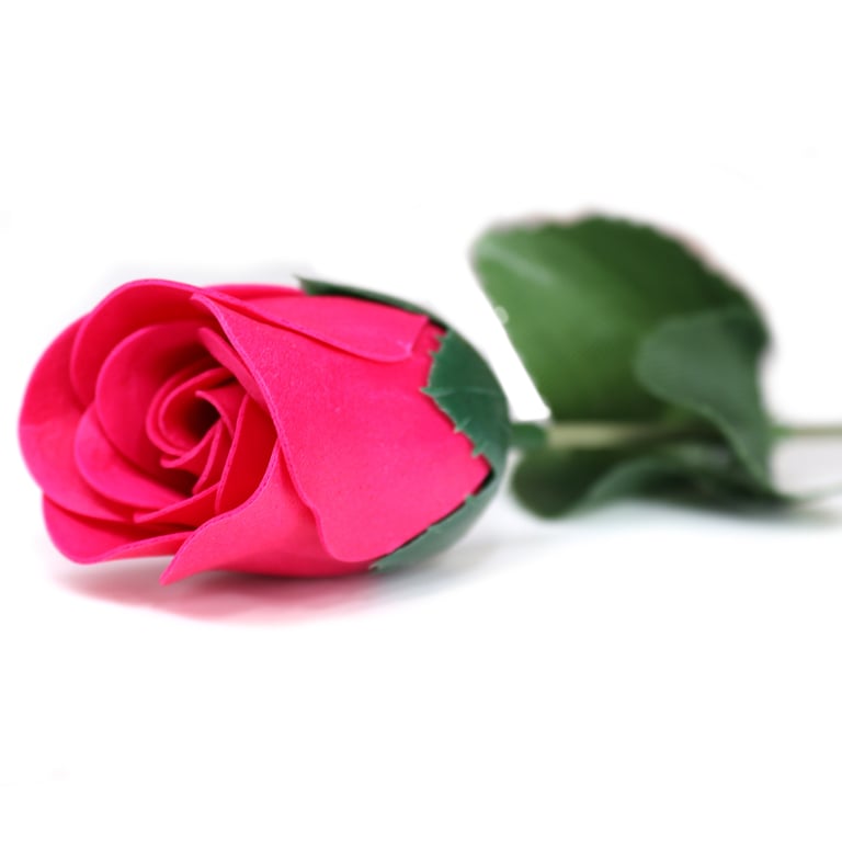 Small Pink Rose Soap Flower - Floral Beauty for Home & Garden