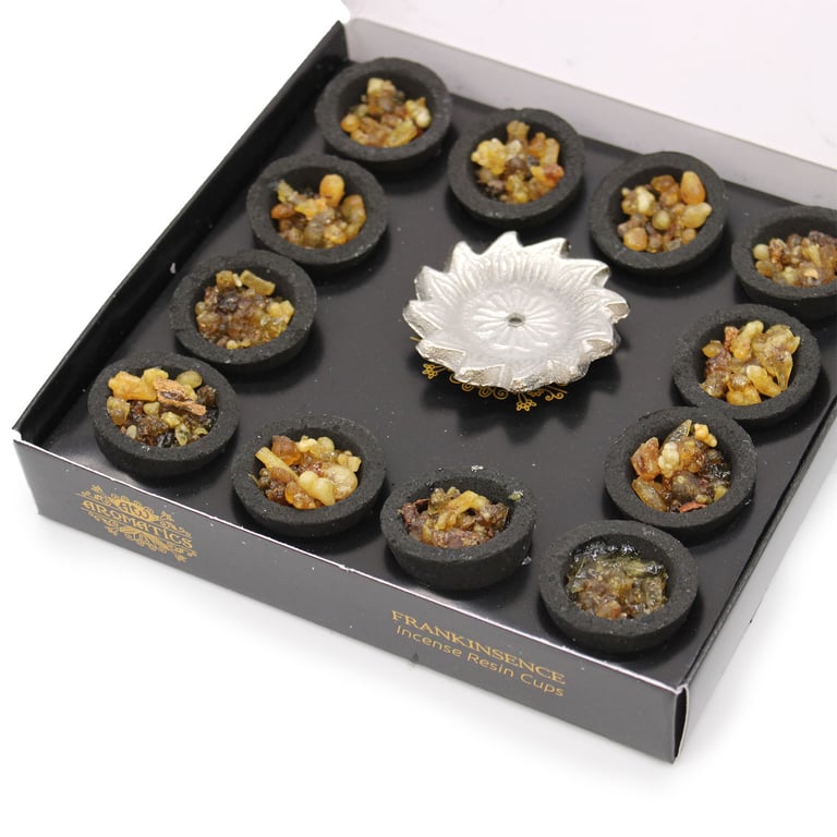 12 Piece Resin Cup Set - Frankincense Aromatic Drinking Cups