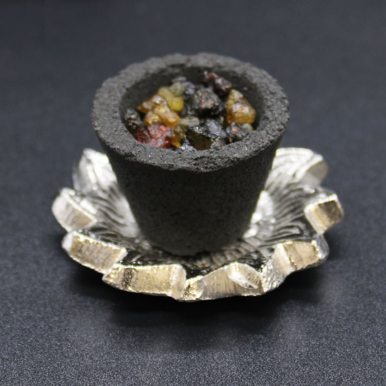 12 Piece Myrrh Resin Cup Set - Aromatic Scented Drinkware