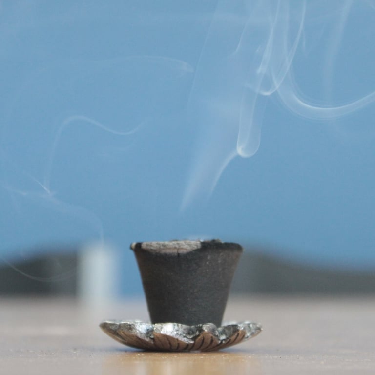 White Sage Resin Cups - 12 Piece Set of Aromatic Scented Cups