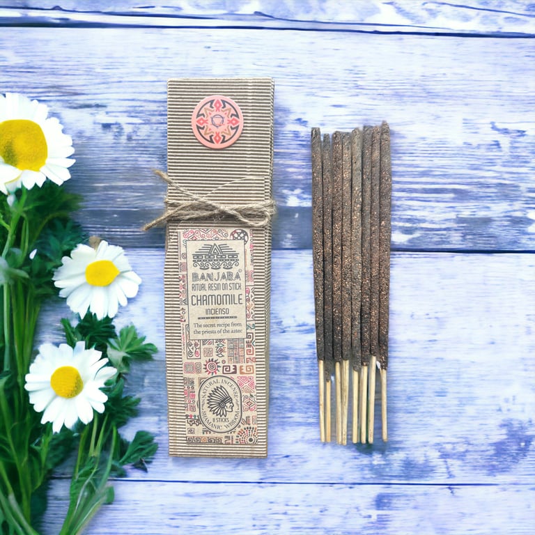 Chamomile Resin on Stick - Natural Stress Relief & Calming Aromatherapy Scent