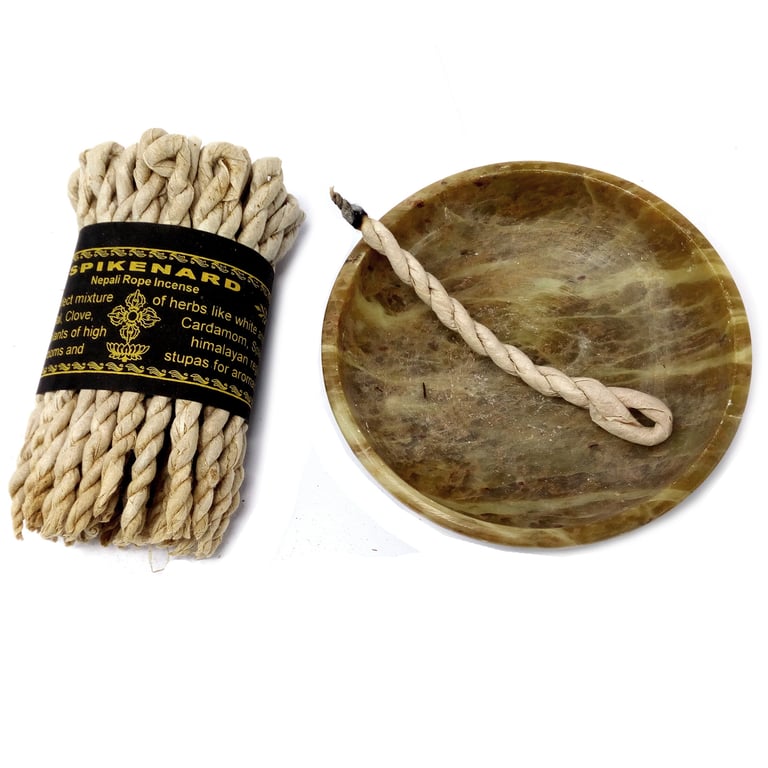 Pure Herbs Spikenard Rope Incense - Natural Aromatic English Handmade Incense Sticks