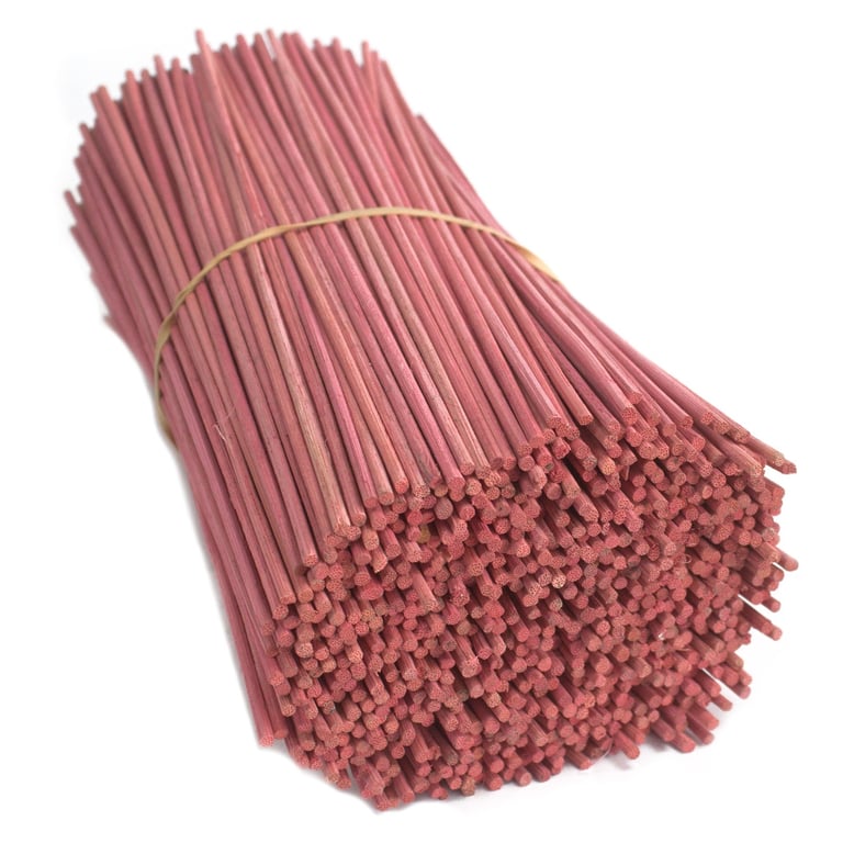 500gm Pink Reed Diffuser Sticks (25cm x 3mm) - Aromatic Home Fragrance