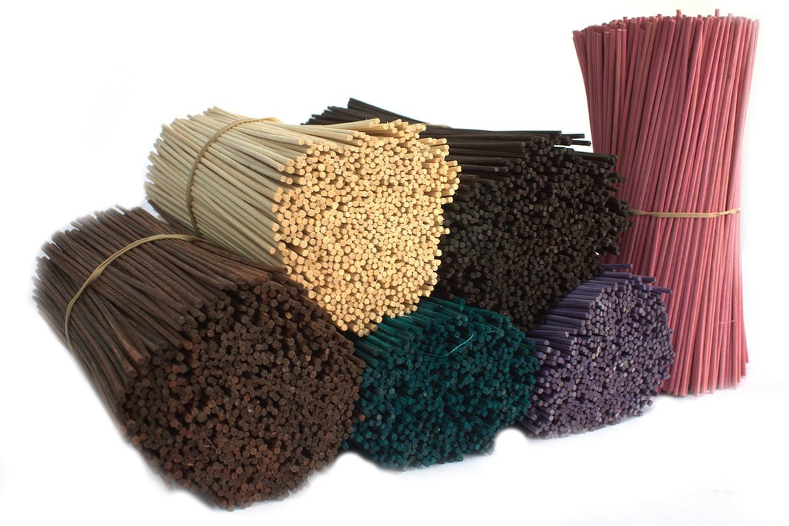 500gm Pink Reed Diffuser Sticks (25cm x 3mm) - Aromatic Home Fragrance
