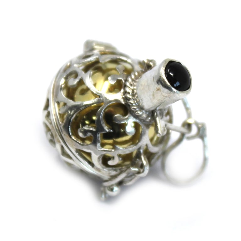 18mm Silver Angel Bell (Night-time) - Serene Sleep Accessory