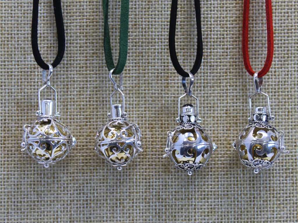 18mm Silver Angel Bell (Night-time) - Serene Sleep Accessory