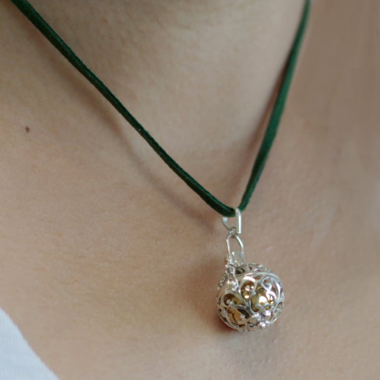 18mm Silver Angel Bell - Romantic Chime - SilverAngelCo