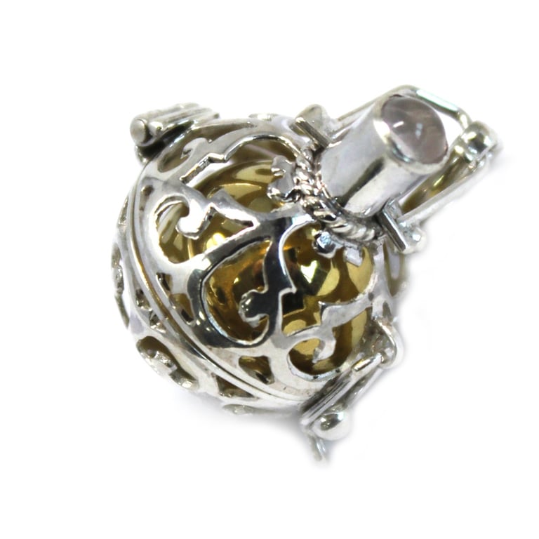 16mm Silver Angel Bell (Guardian) - Timeless & Protective Accessory