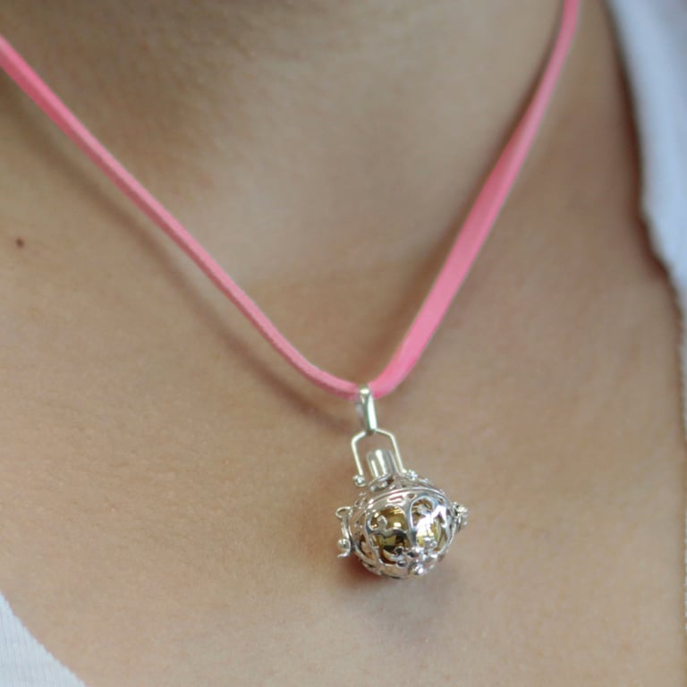 16mm Silver Angel Bell (Guardian) - Timeless & Protective Accessory