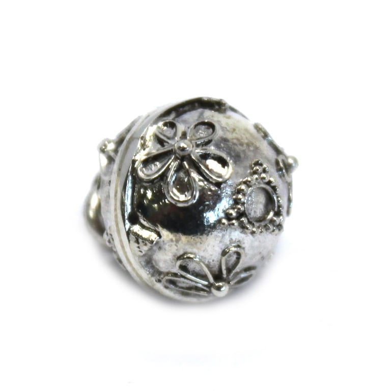 12mm Silver Angel Bell (Faith) - Handcrafted for Spiritual Expression