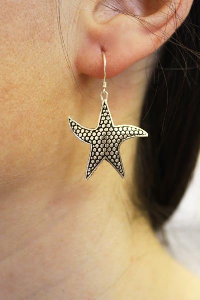 Silver Lizard Stud Earrings - Authentic Design by Brand Name