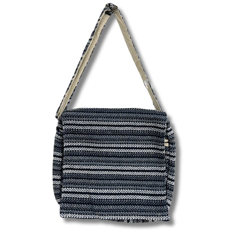 Laptop Bag - Durable Soft Shell (Blue Strips) - Banjar