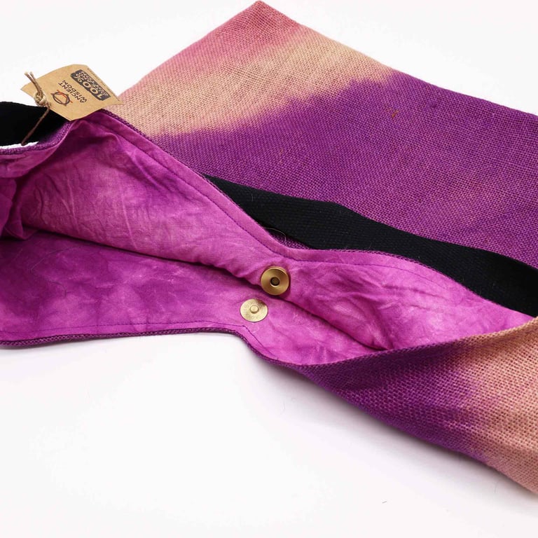 Soft Blend Shoulder Tote - Antique Fuchsia Handbag with Feminine Design and Soft Fabric Construction
