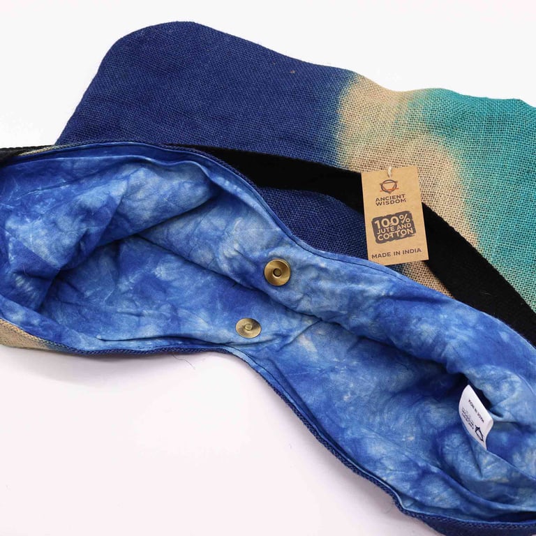 Soft Blend Denim Blue Canvas Shoulder Tote Bag - Casual and Practical