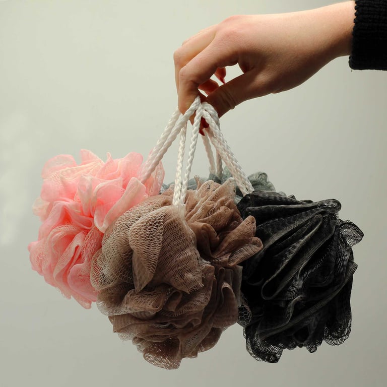 Two Tones Scrunchies 4 Assorted Fashion Hair Accessories - 50gm Hair Ties and Bands for Women