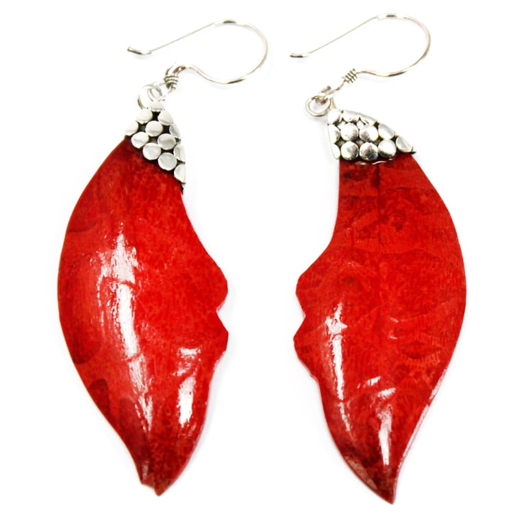 925 Sterling Silver Leaf Drop Earrings - Elegant Dangle Style Jewelry