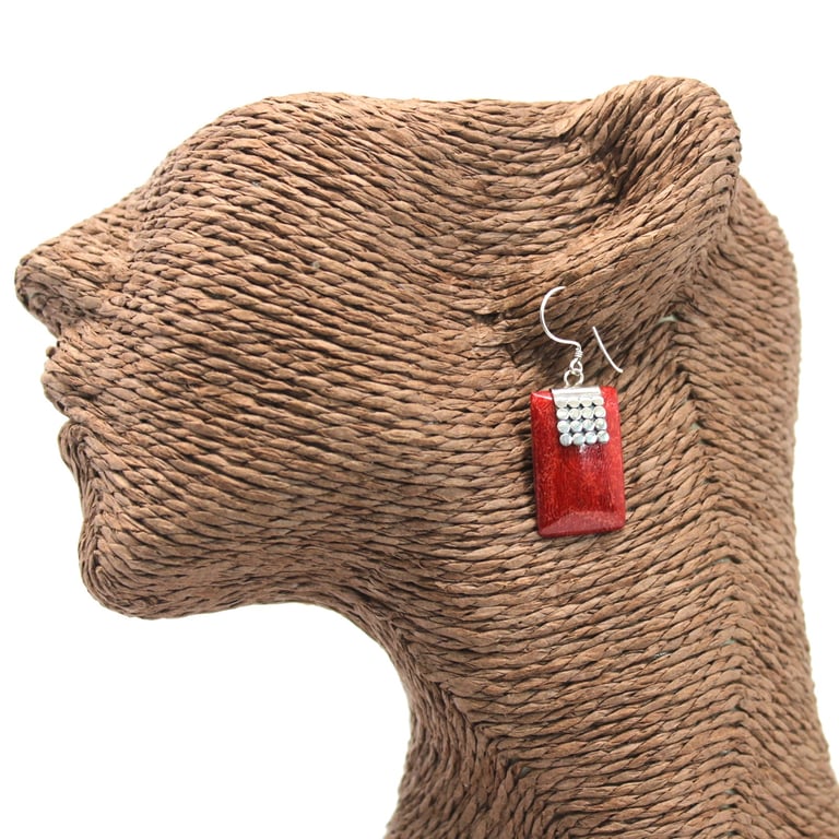 925 Silver Sterling Square Mini Disc Earrings - Durable Stud Design Jewelry Accessory
