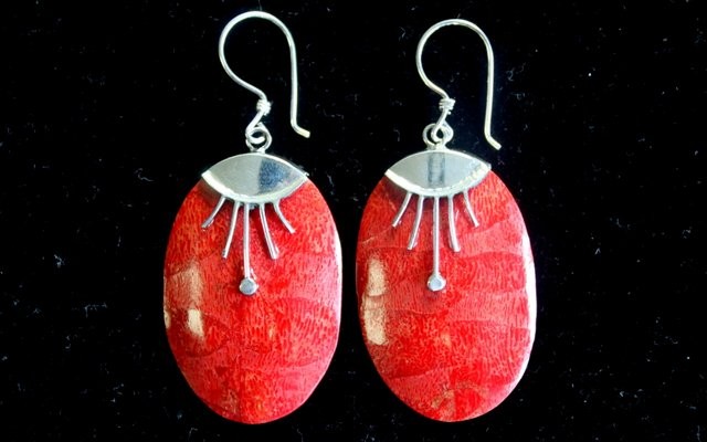 Sterling Silver Oval Earrings - 925 Silver Décor Jewelry