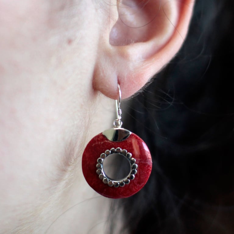 925 Silver Do-nuts Earrings - Hypoallergenic & Stylish