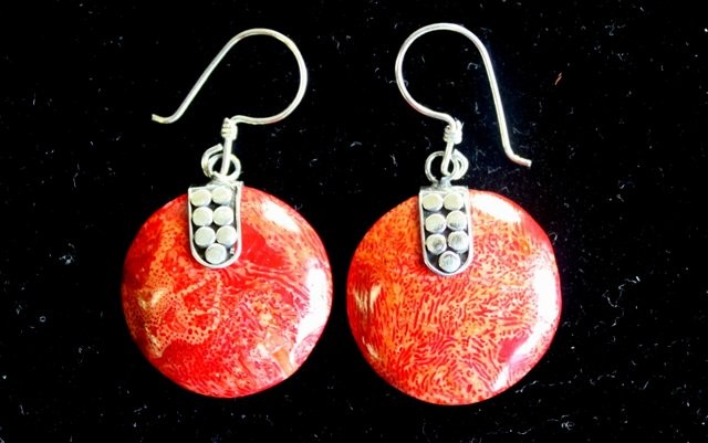 925 Silver Disc Earrings - Sterling Silver Adornment Decor