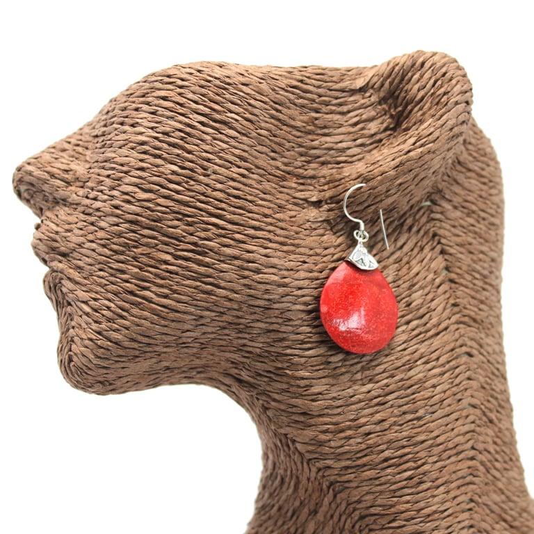 925 Silver Ball Drop Earrings - Sterling Silver Jewelry Drops for Women