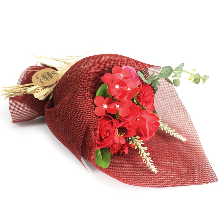 Standing Soap Bouquet (Red) - Aromatic Decor for Home