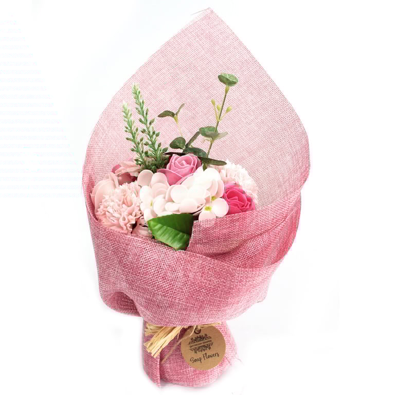 Pink Standing Soap Bouquet - Decorative & Aromatic