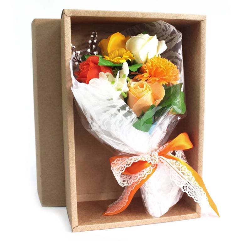 Hand Soap Bouquet Flower Special - Fragrant Orange Boxed Set