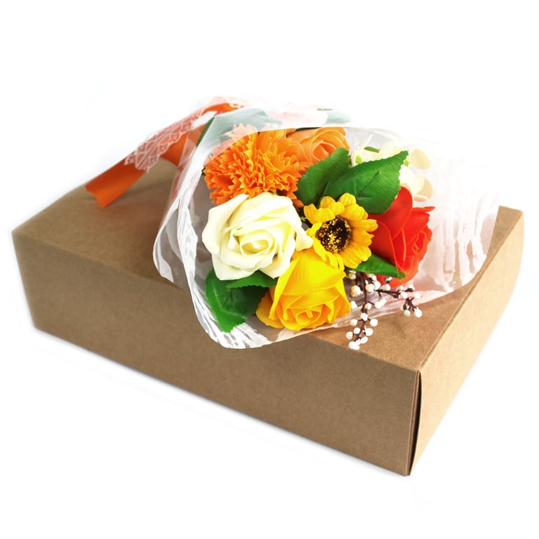 Orange Hand Soap Bouquet Box Set - Aromatic & Moisturizing