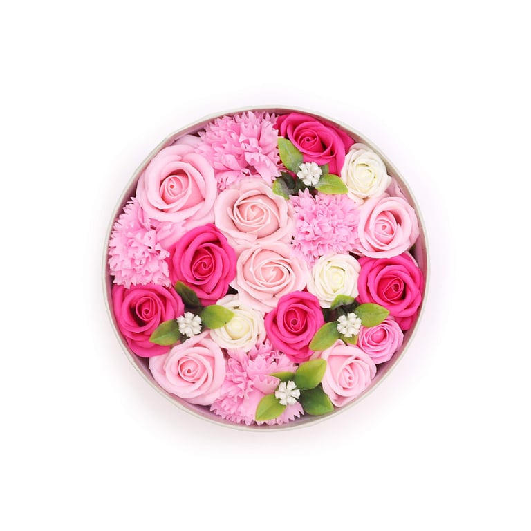 Baby Gift Box - Pink Themed - Round Box (Brand Name)