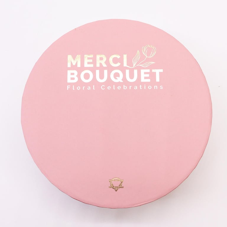 Baby Gift Box - Pink Themed - Round Box (Brand Name)