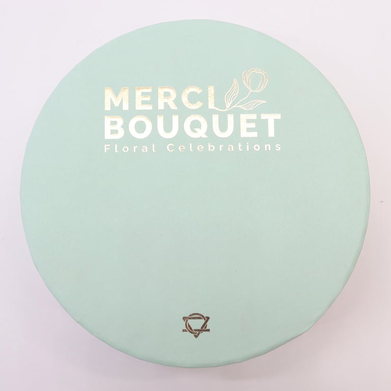 White & Ivory Round Wedding Blessing Box
