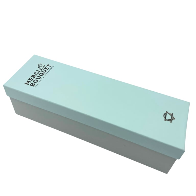 Spring Celebrations Long Gift Box - Yellow & Green Design - Brand Name
