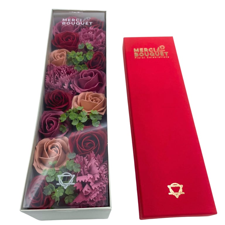 Vintage Rose Print Long Box - Durable & Stylish Storage Solution