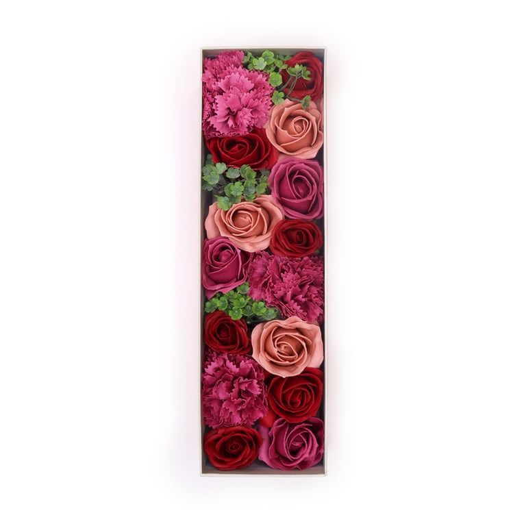Vintage Rose Print Long Box - Durable & Stylish Storage Solution