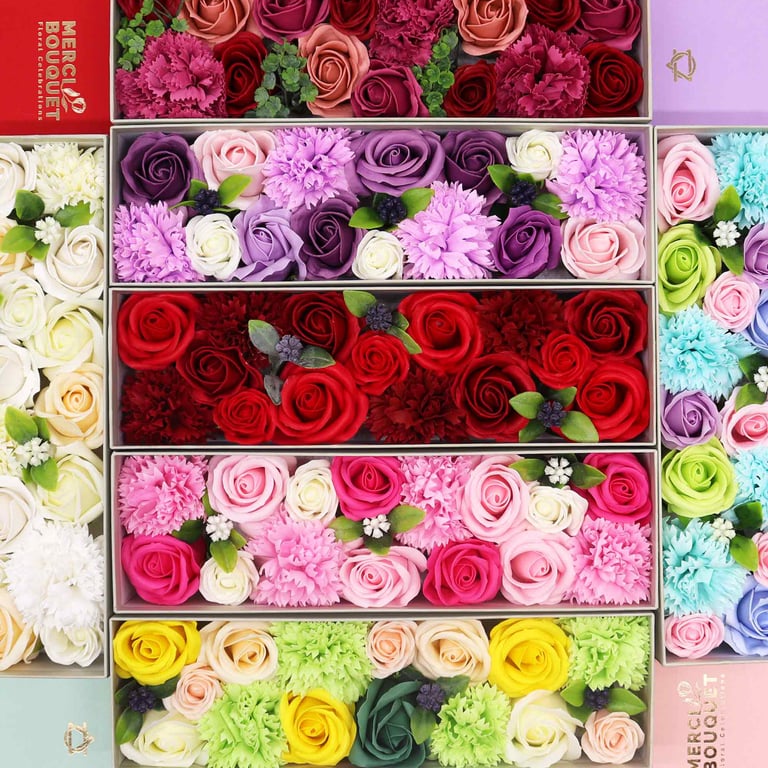Vintage Rose Print Long Box - Durable & Stylish Storage Solution