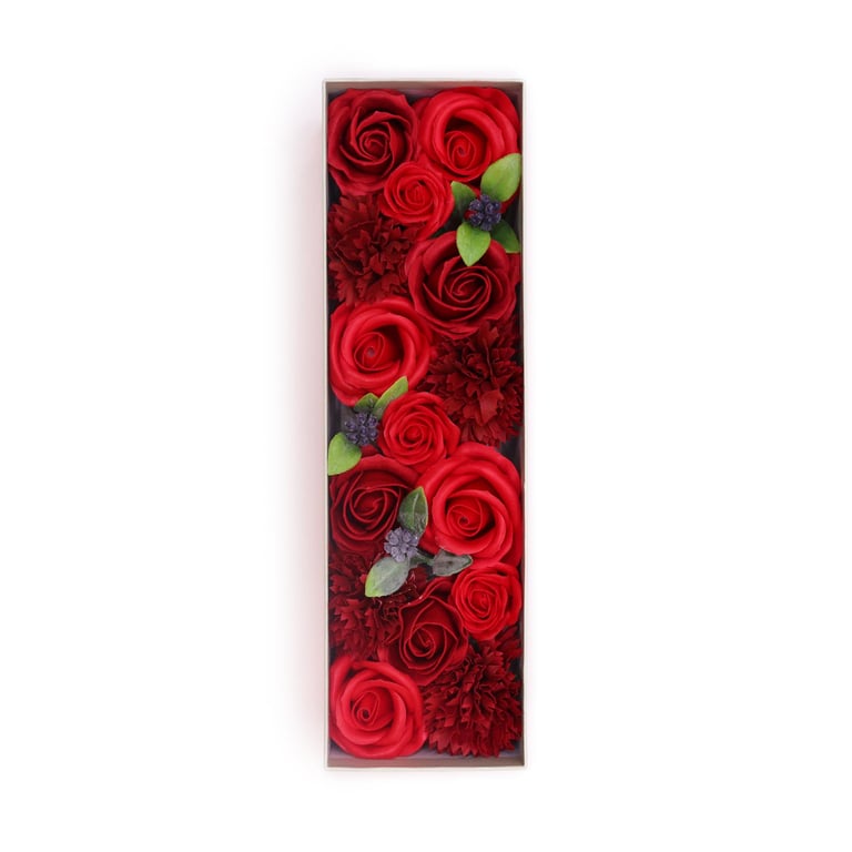 Red Rose Long Box - Classic Bouquet - Premium Quality