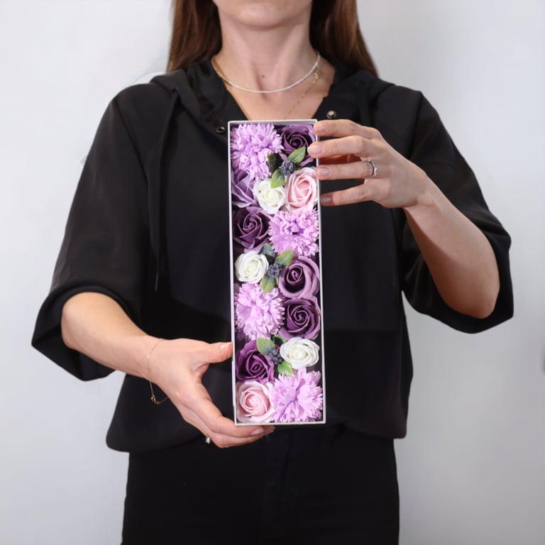 Aromatic Lavender Rose & Carnation Long Box - Scented Home Decor