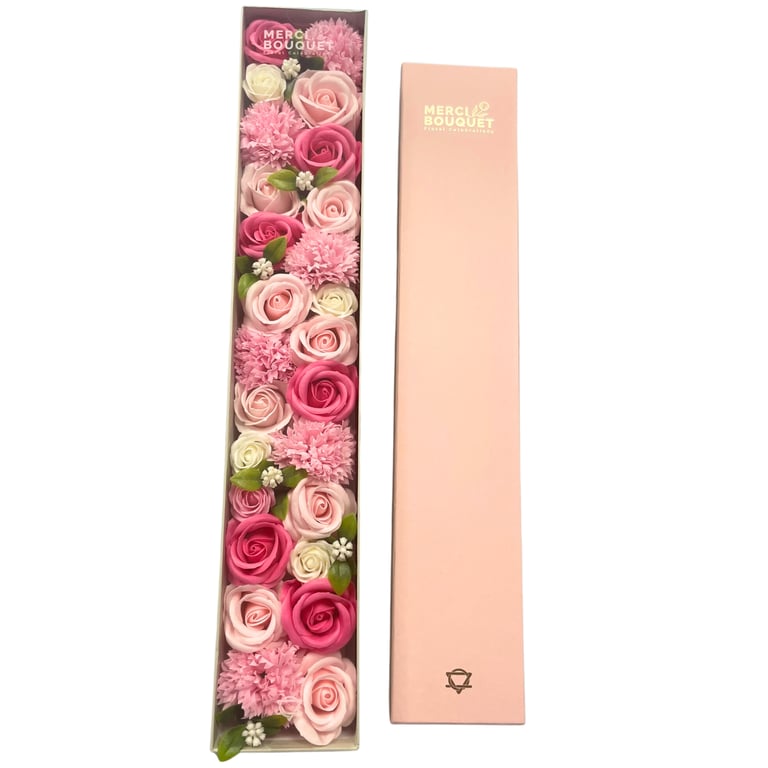 Extra Long Baby Blessings Box - Pink - Premium Model