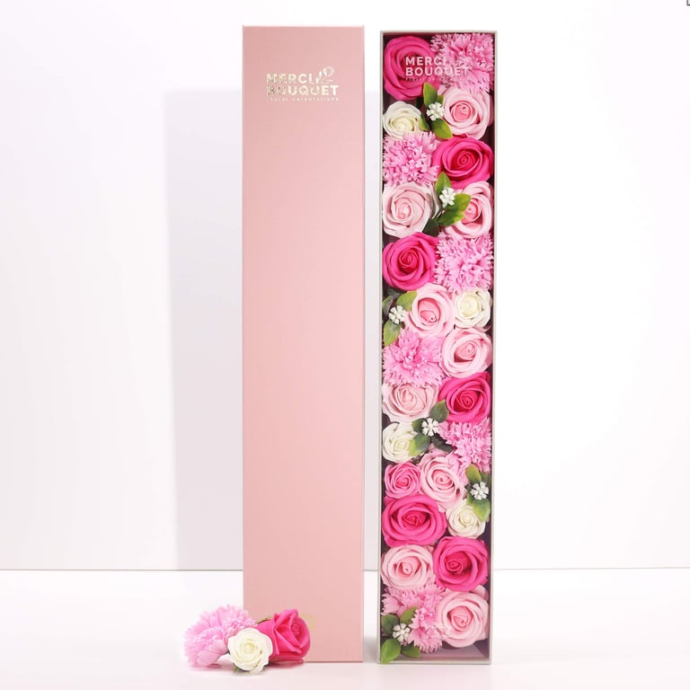 Extra Long Baby Blessings Box - Pink - Premium Model