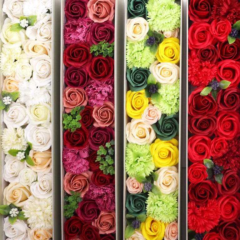 Vintage Long-Stem Box Roses - Premium Quality, Extra Long Stems