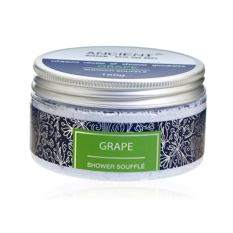 Grape Shower Souffle 160g - Moisturizing Body Wash Gift