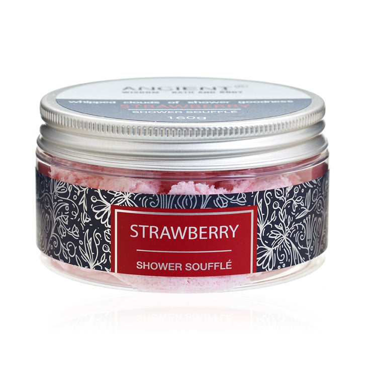 Strawberry Shower Souffle 160g - Rich and Moisturizing Body Wash