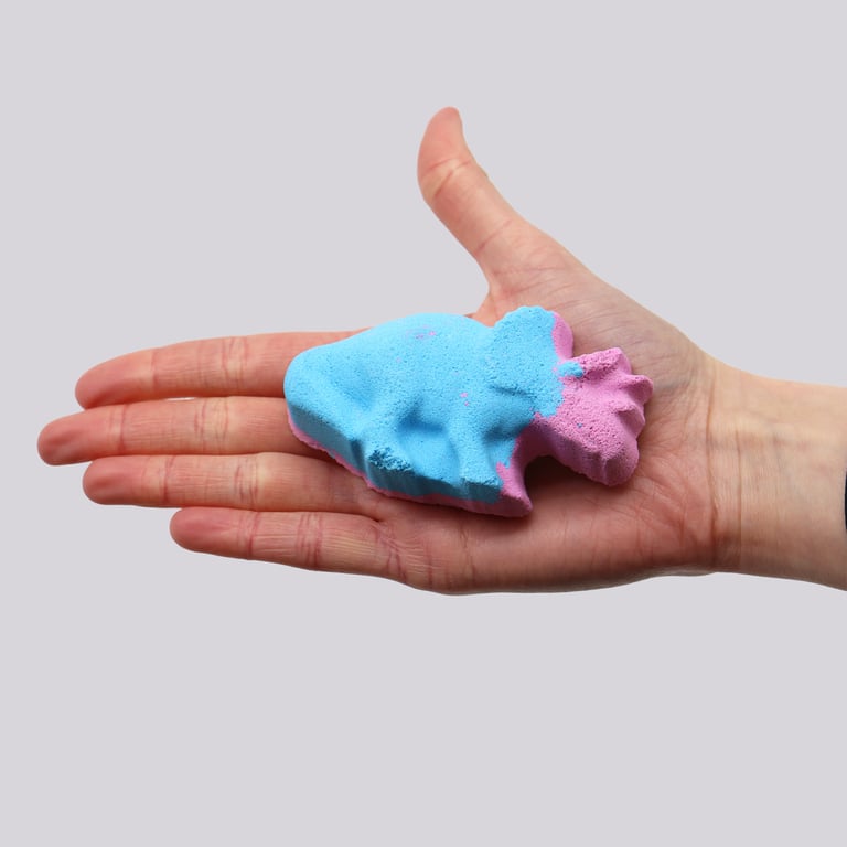 Dinosaur Scented Bath Bomb 80g - Fun Toy for Kids Bathtime
