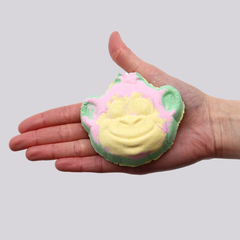 Relaxing Monkey Bath Bomb 90g - Aromatic Home Spa Treatment Soap Ball