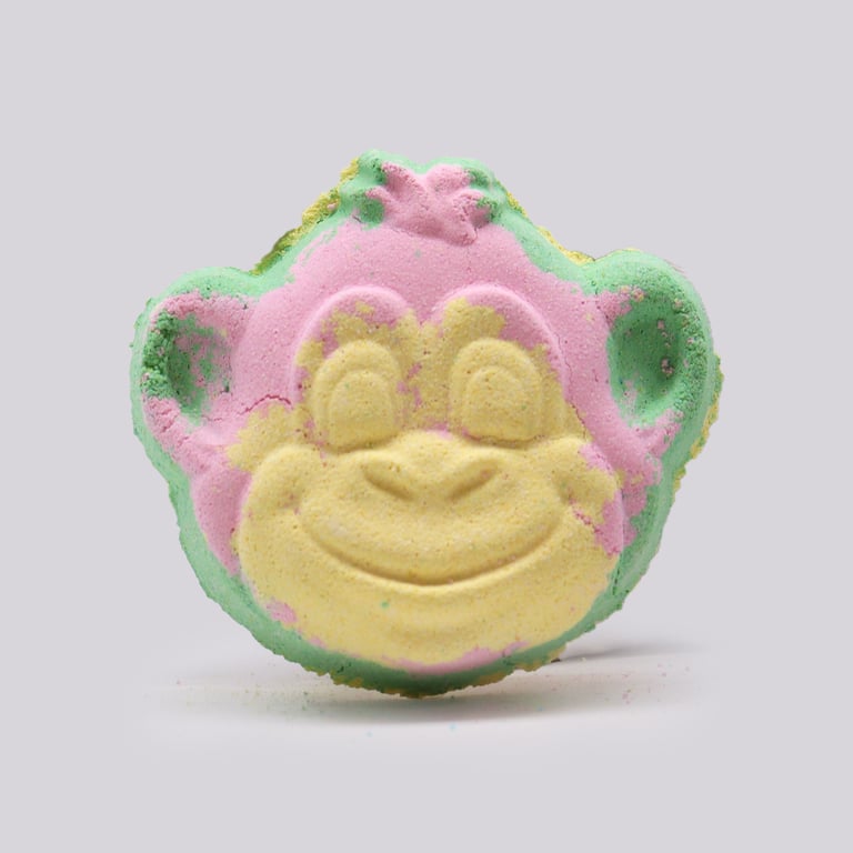 Relaxing Monkey Bath Bomb 90g - Aromatic Home Spa Treatment Soap Ball
